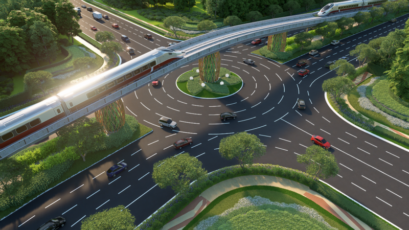 Tuyến đường sắt đô thị (LRT) dài 18km kết nối sân bay tới trung tâm Okvip69 Đăng ký cá cược APEC và khu vực Nam đảo, từng bước hình thành hệ thống giao thông xanh.