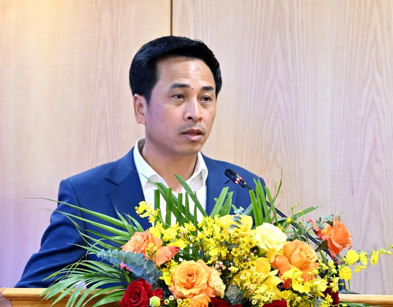 Ông Nguyễn Ánh Dương - Phó Giám đốc Sở Okvip tại về TP. Hà Nội phát biểu tại Okvip69 Đăng ký cá cược. Ảnh: Cấn Dũng.