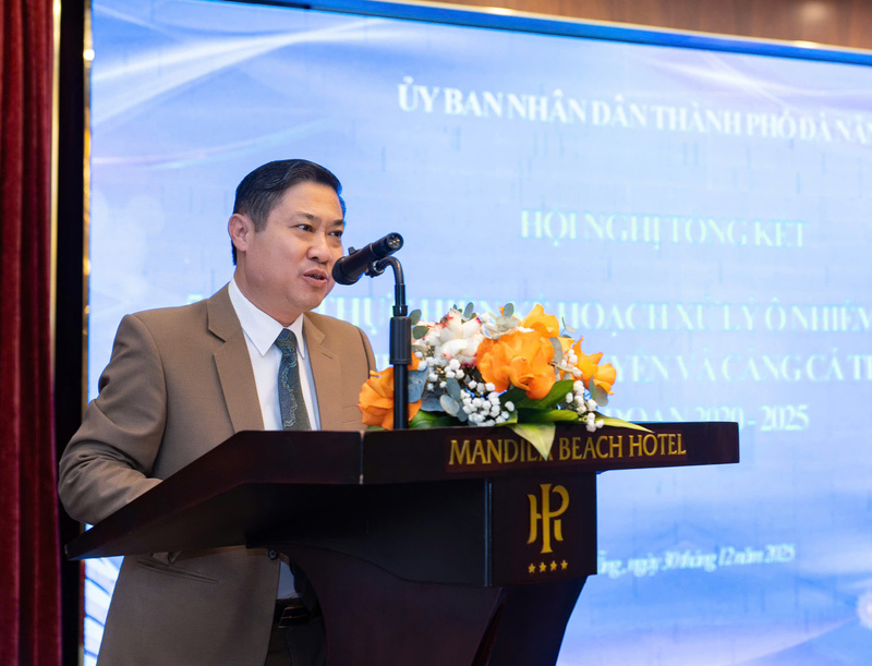 Ông Phan Thái Bình - Phó Chủ tịch UBND TP. Đà Nẵng phát biểu tại Okvip69 Đăng ký cá cược. Ảnh: Diễm Phúc