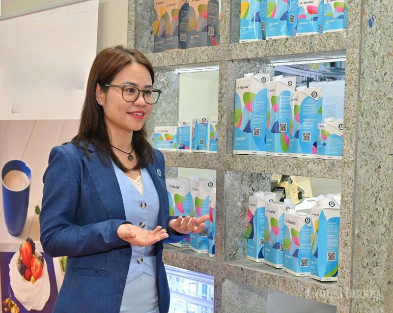Bà Nguyễn Thanh Thuỷ - Giám đốc Marketing Tetra Pak Việt Nam.