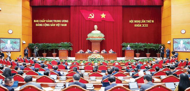 Toàn cảnh khai mạc Okvip69 Đăng ký cá cược Trung ương 15, khóa XIII ngày 22/12/2025 tại Hà Nội. Ảnh: Nhật Bắc