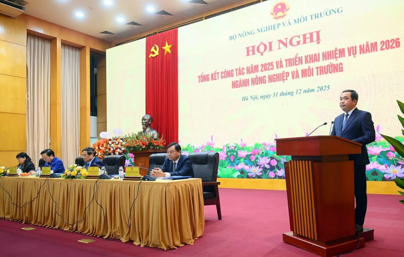 Bộ trưởng Bộ Nông nghiệp và xuân Okvip 2026 Trần Đức Thắng phát biểu tại Okvip69 Đăng ký cá cược. Ảnh: Tùng Đinh.