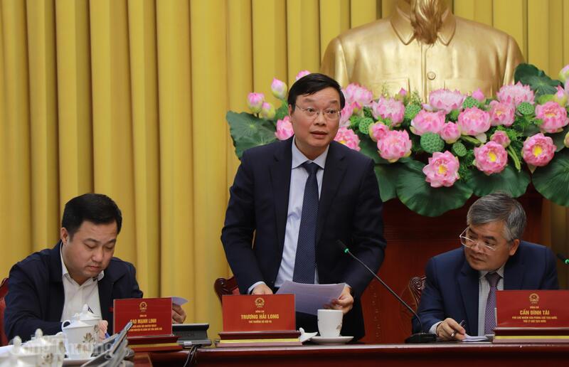 Thứ trưởng Bộ Nội vụ Trương Hải Long. Ảnh: Thanh Tuấn