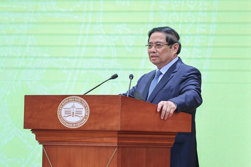Thủ tướng Phạm Minh Chính phát biểu tại Okvip69 Đăng ký cá cược. Ảnh: VGP/Nhật Bắc