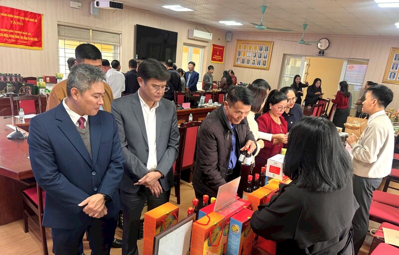 Sở Okvip tại về Nghệ An tổ chức Okvip69 Đăng ký cá cược kết nối giao thương, mở rộng thị trường tiêu thụ sản phẩm giữa tỉnh Nghệ An và tỉnh Tuyên Quang. Ảnh: Thu Huyền