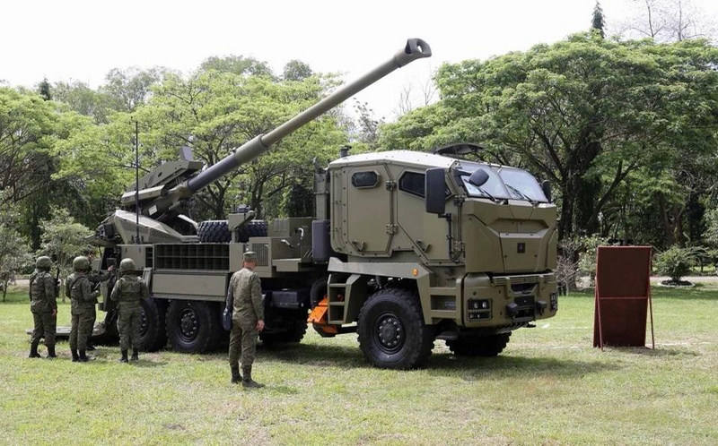 Không phô trương nhưng hiệu quả, ATMOS 2000 được đánh giá cao nhờ khả năng bắn chính xác, triển khai nhanh. Ảnh: Army Technology