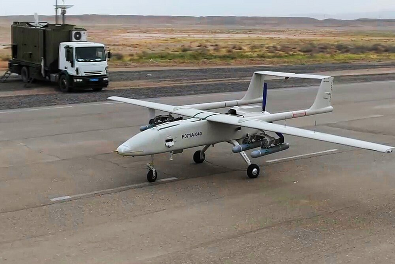 Không chỉ trinh sát, Mohajer-6 còn thể hiện rõ vai trò UAV tấn công, góp phần nâng cao sức răn đe quân sự của Iran. Ảnh: Army Recognition
