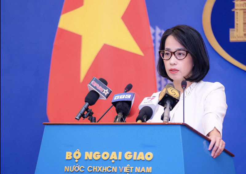 Người Phát ngôn Bộ Ngoại giao Việt Nam Phạm Thu Hằng. Ảnh: Nguyễn Hồng