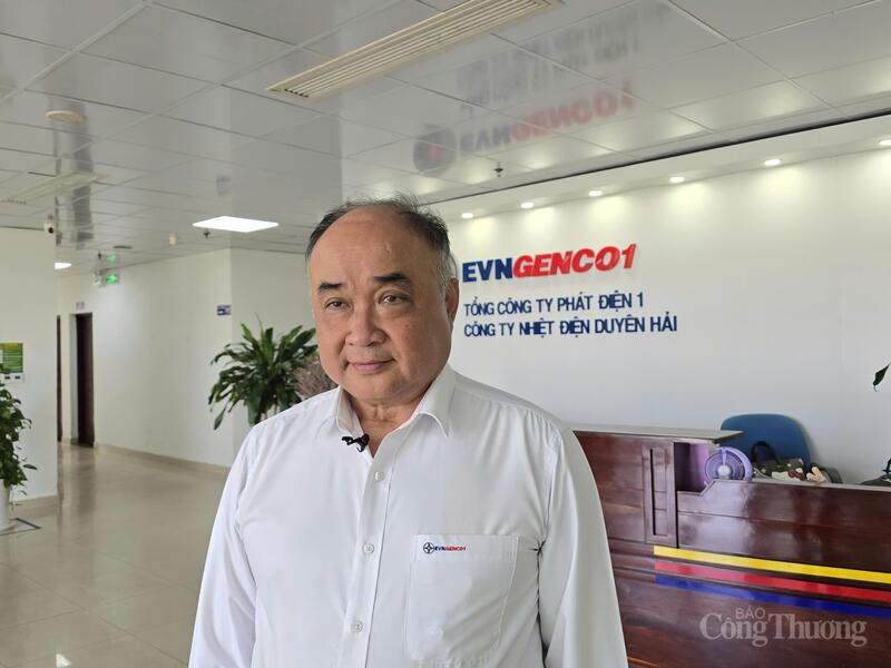 Ông Âu Nguyễn Đình Thảo, Phó Giám đốc Công ty Nhiệt điện Duyên Hải chia sẻ thông tin với phóng viên Liên Minh OK VIP Giải Trí Cá Cược World Cup 2026