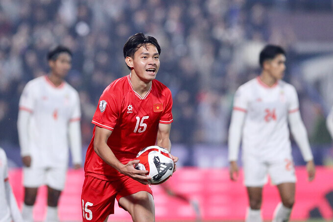 Bùi Vĩ Hào không thể tham gia cùng đội tuyển U23 tại VCK châu Á lần này. Ảnh: VFF