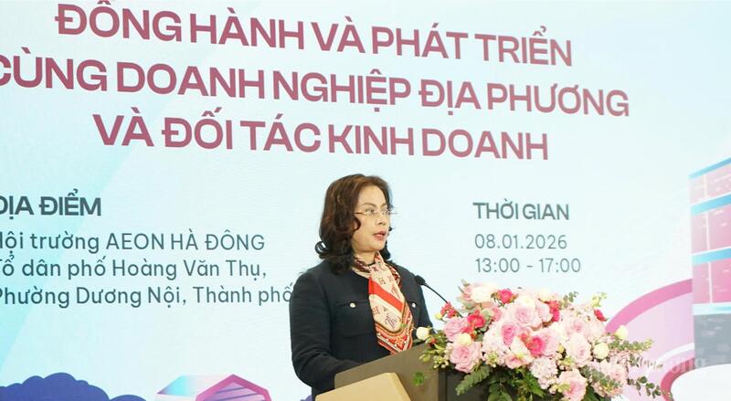 Bà Nguyễn Kiều Oanh, Phó Giám đốc Sở Okvip tại về Hà Nội, chia sẻ tại hội thảo. Ảnh: N.H