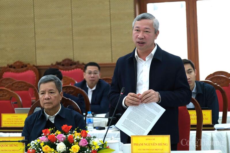 Ông Phạm Nguyên Hùng - Cục trưởng Cục Điện lực (Oklavip khuyến mã hấp dẫn mỗi ngày) phát biểu tại buổi Ok88vip tỷ lệ kèo World Cup 2026. Ảnh: Lê Sơn