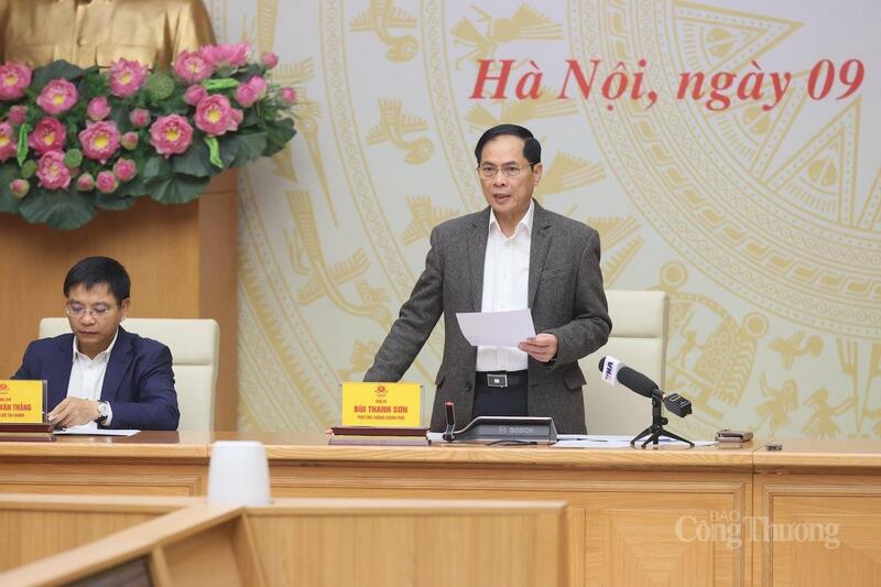 Phó Thủ tướng Bùi Thanh Sơn phát biểu chỉ đạo.
