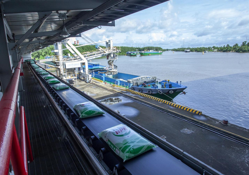 Sản lượng NPK duy trì vận hành ổn định ở mức tải cao, đảm bảo an toàn, hiệu quả và liên tục (Ảnh PVCFC)