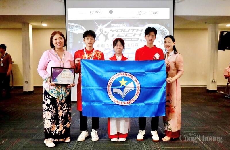Trường Tiểu học, THCS và THPT Sao Việt đoạt 1 huy chương bạc và 1 huy chương đồng tại cuộc thi Công nghệ trẻ châu Á - Youth Tech Asia Challenge (YTAC 2026).