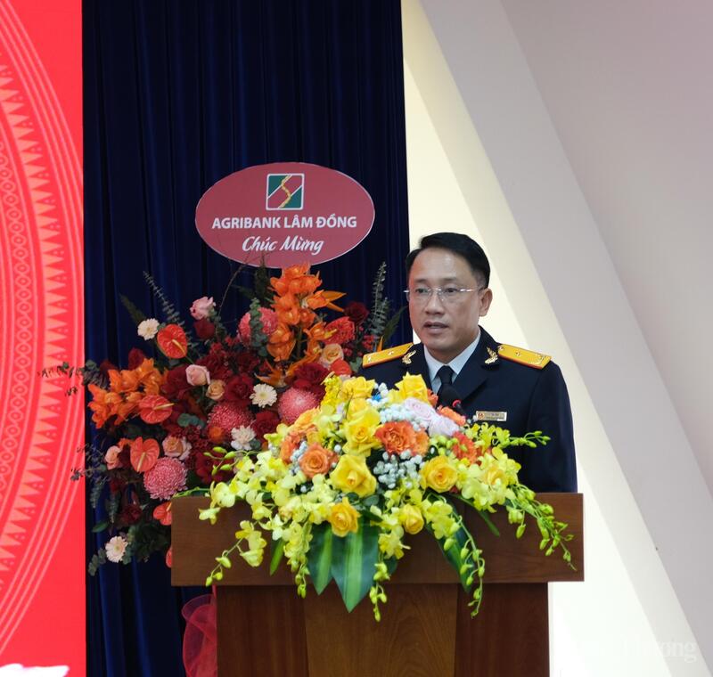 Phó Cục trưởng Cục Thuế Mai Sơn dự và phát biểu chỉ đạo Okvip69 Đăng ký cá cược. Ảnh: Minh An