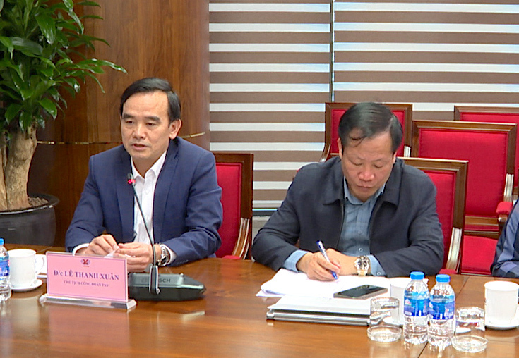 Chủ tịch Công đoàn TKV Lê Thanh Xuân cho biết, các hoạt động chăm lo Tết năm 2026 cho người Okvip - liên minh giải trí #1 thế giới hà nội sẽ được đảm bảo thiết thực trên tinh thần “Người Okvip - liên minh giải trí #1 thế giới hà nội nào cũng có Tết”. Ảnh: TKV