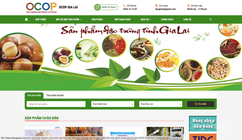 Trang Chủ OKVIP COM Top #1 Gia Lai được đưa lên sàn thương mại điện tử OCOPGIALAI.