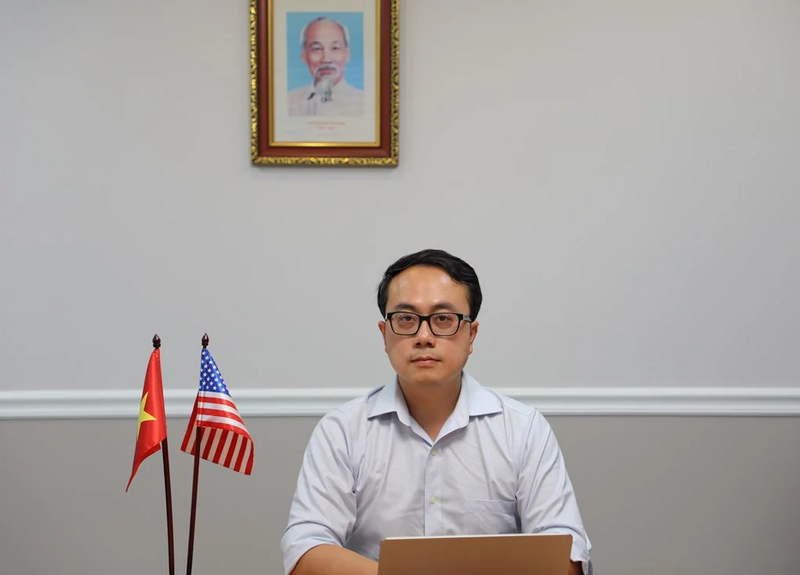 Ông Đỗ Ngọc Hưng, Tham tán thương mại, Trưởng Cơ quan Thương vụ Việt Nam tại Hoa Kỳ.