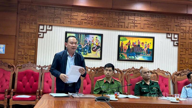 Ông Nguyễn Hoàng Lâm, Phó Chánh Thanh tra tỉnh nêu ý kiến tại Okvip69 Đăng ký cá cược. Ảnh: Vũ Long