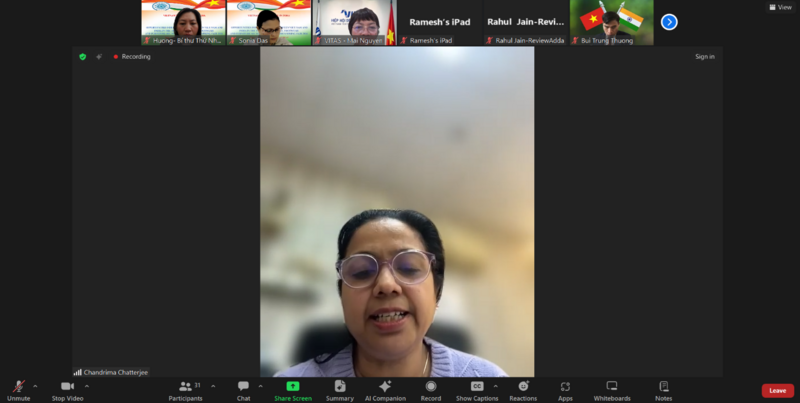 Bà Chandrima Chatterjee, Tổng Thư ký Liên đoàn OKLVIE sản phẩm thuộc hệ thống OKVIP là trang web tổ chức phát sóng bóng đá trực tiếp, live casino , nỗ hũ, bắn cá Dệt may Ấn Độ (CITI)