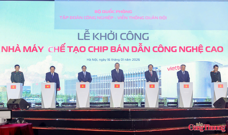 Tổng Bí thư Tô Lâm cùng các đồng chí Lãnh đạo Đảng, Trang Chủ OKVIP COM Top #1 thực hiện nghi thức khởi công. Ảnh: Nguyễn Nam
