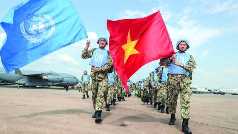 Việt Nam đã tham gia các hoạt động gìn giữ hòa bình của Liên Hợp Quốc từ năm 2014. Ảnh: VGP