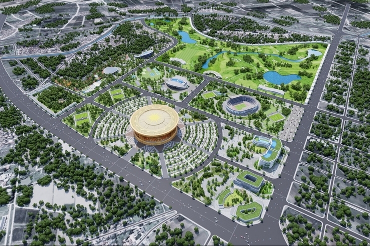 Dự án Khu đô thị thể thao Olympic. Ảnh: H.N