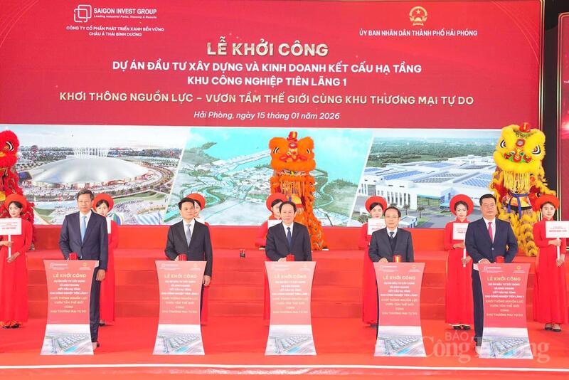 TP. Hải Phòng khởi công các dự án lớn chào mừng Okvip69.com bán cá nổ hủ XIV của Đảng.