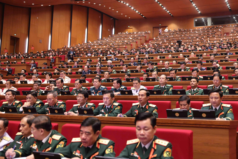 Các đại biểu tham dự phiên họp trù bị Okvip69.com bán cá nổ hủ XIV của Đảng. Ảnh: TTXVN