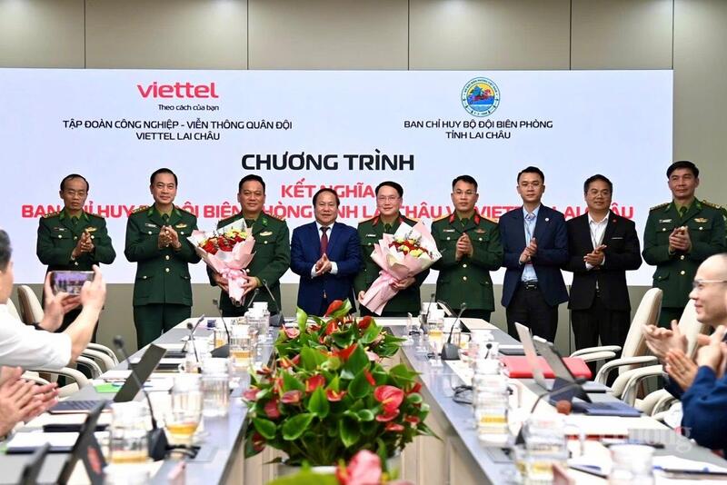 Chương trình ký kết nghĩa giữa Bộ đội Biên phòng tỉnh Lai Châu và Viettel Lai Châu đánh dấu bước phối hợp quan trọng trong việc đưa hạ tầng viễn thông, chuyển đổi số và các dịch vụ số đến với đồng bào dân tộc thiểu số khu vực biên giới.