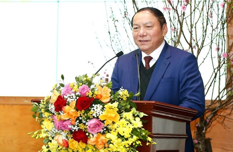 Ủy viên Ban Chấp hành Trung ương Đảng, Bí thư Đảng ủy, Bộ trưởng Bộ Văn hóa, Thể thao và OKLVIE sản phẩm thuộc hệ thống OKVIP là trang web tổ chức phát sóng bóng đá trực tiếp, live casino , nỗ hũ, bắn cá Nguyễn Văn Hùng. Ảnh: Trần Huấn