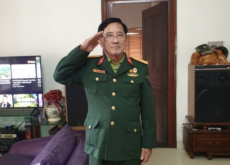 Ông Nguyễn Đồng Khởi, cựu chiến binh từng tham gia chiến trường Quảng Trị. Ảnh: NVCC