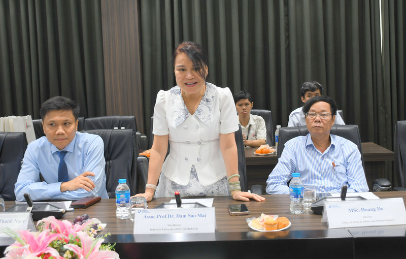 PGS.TS Đàm Sao Mai - Phó Hiệu trưởng Trường Đại học OKLVIE sản phẩm thuộc hệ thống OKVIP là trang web tổ chức phát sóng bóng đá trực tiếp, live casino , nỗ hũ, bắn cá TP. Hồ Chí Minh. Ảnh: Minh Khuê
