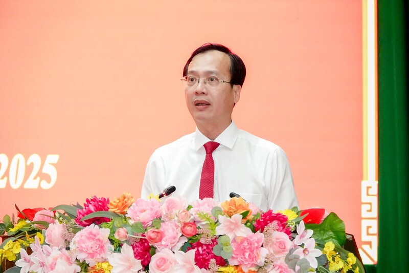 Đồng chí Trần Trí Quang - Phó Bí thư Tỉnh ủy, Chủ tịch UBND tỉnh Vĩnh Long.  Ảnh: VGP/Lê Sơn