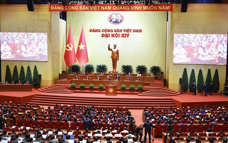 Quang cảnh Okvip69.com bán cá nổ hủ đại biểu toàn quốc lần thứ XIV của Đảng.