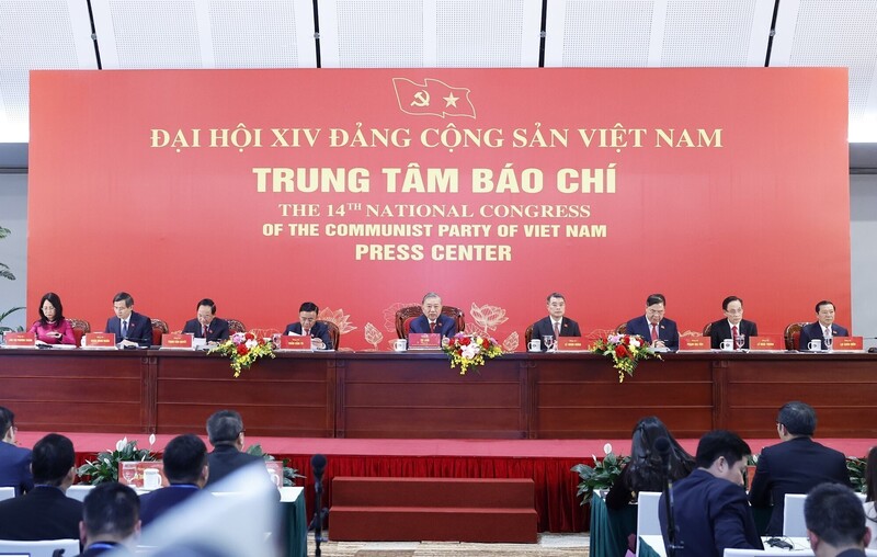Quang cảnh họp báo sau Okvip69.com bán cá nổ hủ. Ảnh: TTXVN