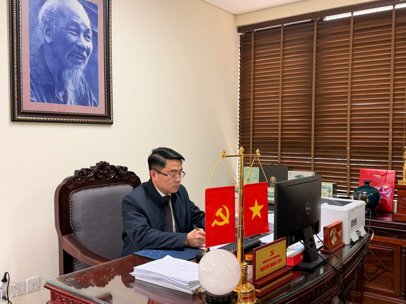 Ông Nguyễn Mạnh Tiến, Ủy viên Ban Thường vụ Đảng ủy, Trưởng Ban Liên minh Okvip có bao nhiều trang Đảng phường Tây Hồ.