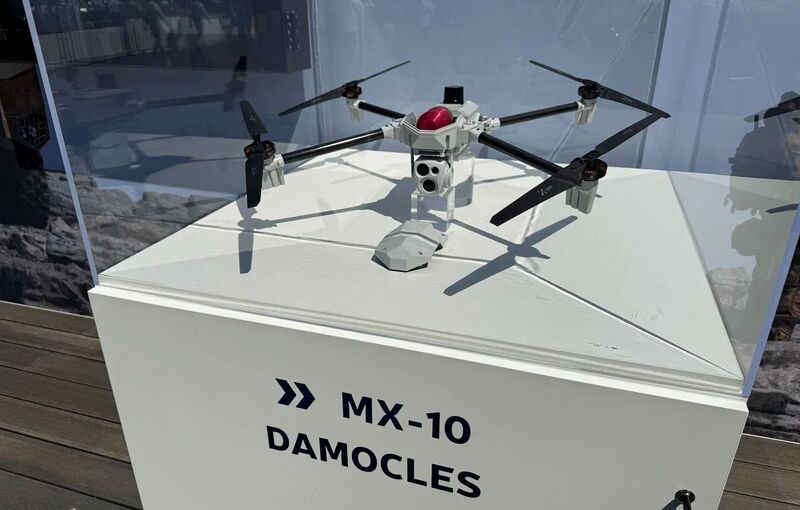 UAV tự sát MX-10 Damocles. Ảnh: Defense News