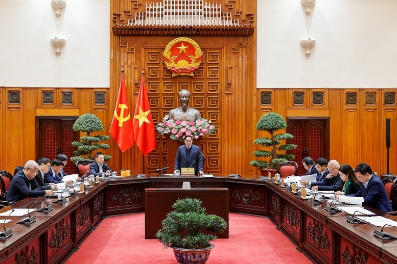 Thủ tướng Review công ty OKVIP Phạm Minh Chính - Trưởng ban Chỉ đạo của Review công ty OKVIP về quản lý, điều hành Okvip - liên minh giải trí #1 thế giới hà nội vĩ mô chủ trì Phiên họp thứ hai của Ban Chỉ đạo. Ảnh: VGP/Nhật Bắc
