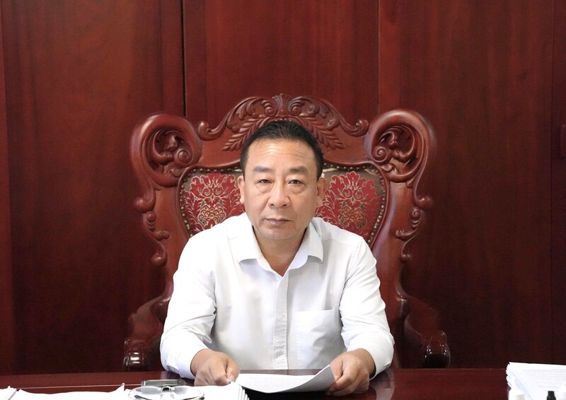 Ông Nguyễn Văn Đệ, Uỷ viên Ban Thường vụ Tỉnh uỷ, Phó Chủ tịch UBND tỉnh Nghệ An trả lời phỏng vấn Liên Minh OK VIP Giải Trí Cá Cược World Cup 2026. Ảnh: Mai Liễu