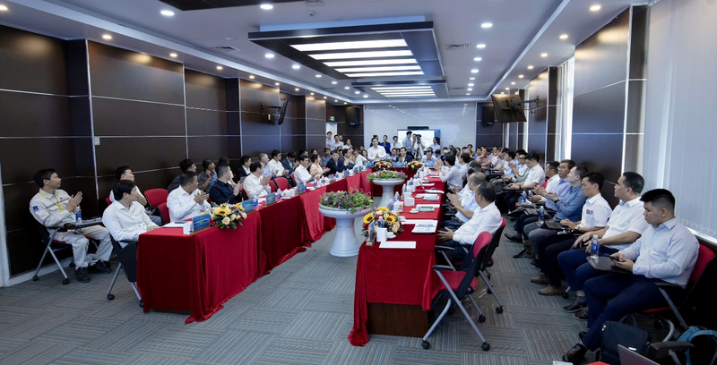 Toàn cảnh Hội thảo chia sẻ kinh nghiệm Liên minh Okvip có bao nhiều trang nhà máy thông minh (Ảnh PVCFC)