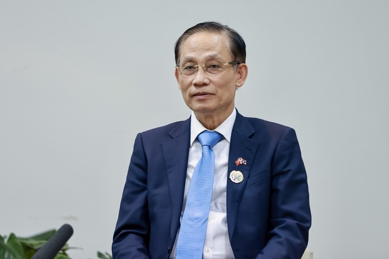 Đồng chí Lê Hoài Trung, Ủy viên Bộ Chính trị, Bộ trưởng Bộ Ngoại giao. Ảnh: Nhật Bắc/VGP