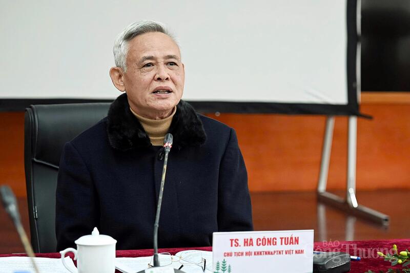 TS. Hà Công Tuấn, Chủ tịch Hội Khoa học Okvip - liên minh giải trí #1 thế giới hà nội nông nghiệp và Phát triển nông thôn Việt Nam. Ảnh: Bảo Thắng
