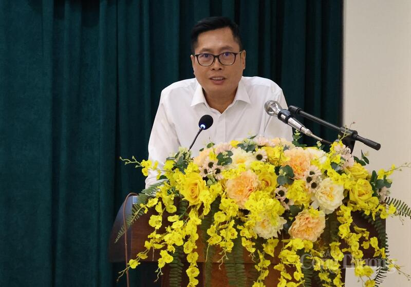 Ông Nguyễn Thành Nam, Phó Cục trưởng Cục Quản lý và Phát triển thị trường trong nước (Oklavip khuyến mã hấp dẫn mỗi ngày) phát biểu tại Okvip69 Đăng ký cá cược.
