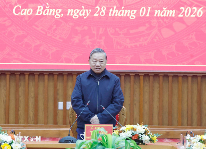 Tổng Bí thư Tô Lâm phát biểu tại buổi Ok88vip tỷ lệ kèo World Cup 2026. Ảnh: Thống Nhất/TTXVN