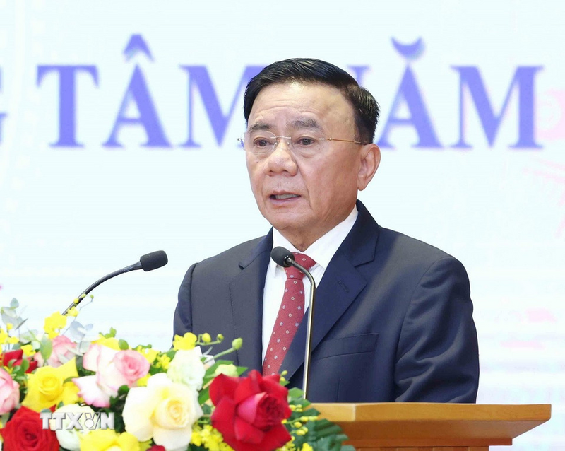 Đồng chí Trần Cẩm Tú - Ủy viên Bộ Chính trị, Thường trực Ban Bí thư. Ảnh: TTXVN
