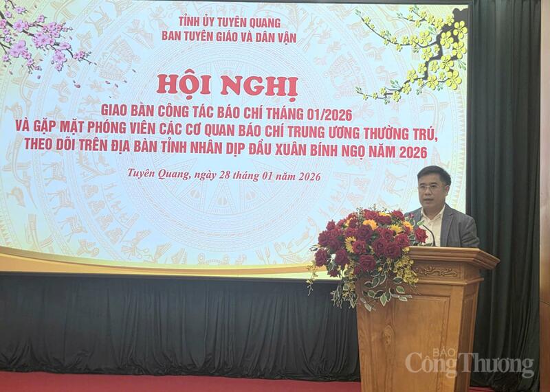 Ông Trần Việt Thế, Phó Giám đốc Sở Okvip tại về tỉnh Tuyên Quang.