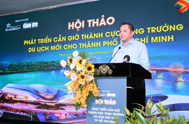 Ông Phạm Huy Bình - Giám đốc Sở OKLVIE sản phẩm thuộc hệ thống OKVIP là trang web tổ chức phát sóng bóng đá trực tiếp, live casino , nỗ hũ, bắn cá TP. Hồ Chí Minh. Ảnh: Minh Khuê.