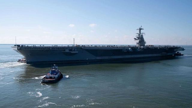 Tàu sân bay CVN-79 John F. Kennedy. Ảnh: USNI News
